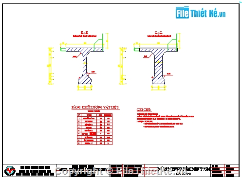 Bản vẽ dầm T,thiết kế bê tông,dự ứng lực,Bản vẽ,Bản vẽ dầm